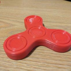 Fidget Spinner - One-Piece-Print / No Bearings Required!