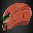 SamusPowerHelmetLateral.jpg Metroid Samus Aran Power Suit Helmet for Cosplay