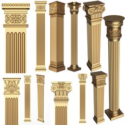 1.Columns-02.jpg Sammlung von Säulen 02