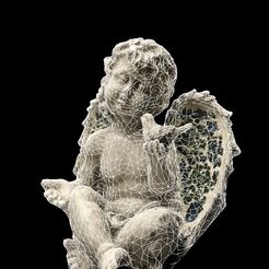 A738DB69-E8A8-4275-BC9B-DFDCC0365603.jpeg STL file Baby Angel Statue・3D printer model to download