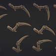 nids.1040.jpg SCYTHING TALONS COMPATIBLE WITH MODERN DIGITAL HORMAGAUNTS (NOT COMPATIBLE WITH PLASTIC)