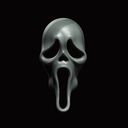 3D file Ghost Scream Mask・3D print model to download・Cults