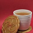 20230927_191849.jpg Mooncake coaster #2  |  Celebrate the Mid-Autumn Festival, a Chinese holiday I call Moon Cake Day!