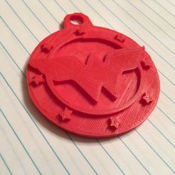 Photo Feb 27, 4 25 30 PM.jpg STL file Wonder Women Key Chain・3D printer design to download