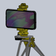 Opended-Tripod-with-A40.png Foldable Tripod with Universal Phone Mount