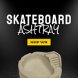 final.png Skatepark ashtray 3D print model for silicone molds