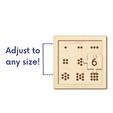 JOOP-Numbers-Puzzle-1-9-Design-2-size.png Correspondência de números cortados a laser SVG | Ferramenta de aprendizagem Montessori