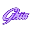 GHIA.STL Ford Ghia emblem