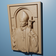 2.png STL 3D Model cnc Router Engraver Carving dxf Relief Artcam v carve x carve Shapeoko Aspire cnc file Christian Pope