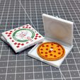 02.jpg STL file 1/10 Scale Pizza + Pizza Box for 1/10 Action Figures・Model to download and 3D print