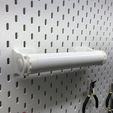 2dee1cad8da11e5253bdbfc1fc388d35_display_large.JPG Archivo STL gratis Toallero GRAB y GO. (Para montaje en pared o en placa IKEA)・Diseño de impresión 3D para descargar