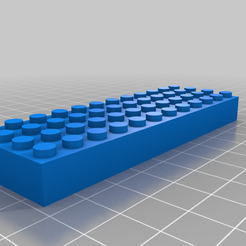 brick-top-4x12.png Бесплатный STL файл Деревянные строительные кирпичи с ЧПУ・План 3D-печати для скачивания