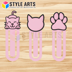 SEÑALADORES-GATO.png Cat bookmarks for books and magazines - Bookmark cat