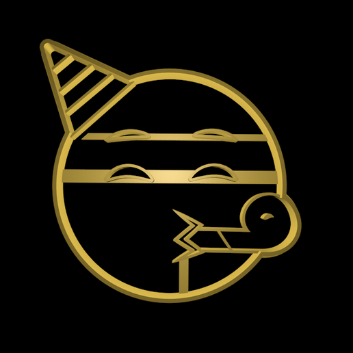 Birthday face.png Emoji cookie cutter set 2