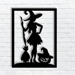 Halloween-1.jpg Fichier STL sorcière・Plan imprimable en 3D à télécharger