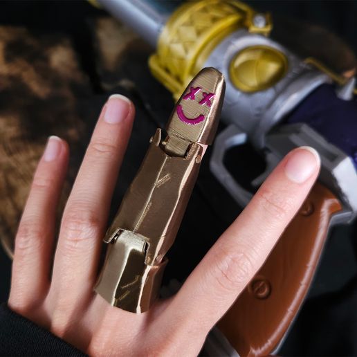 COVER_Jinx_finger_web_01_3d_print_3Demon.jpg Jinx finger from Arcane