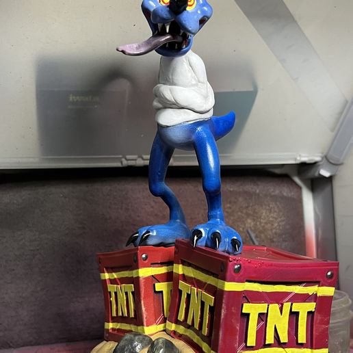 🎮 Ripper Roo from Crash Bandicoot・Free 3D File for 3D printing・Cults