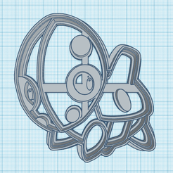 304-Aron.png STL-Datei Pokemon: Aron Plätzchenausstecher・3D-Druck-Idee zum Herunterladen