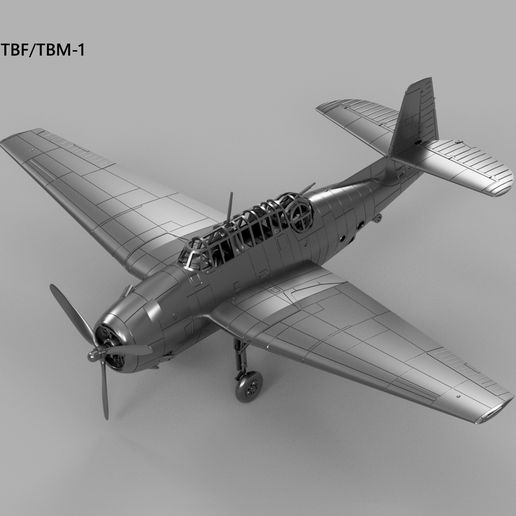 🦸 1/350 US Navy TBF/TBM-1/1C/1D/3/3D/3E Avenger (6 Variants) [STL]・ 3D ...