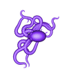 octo3.stl Plastic Reef #2: Random Octopus Generator