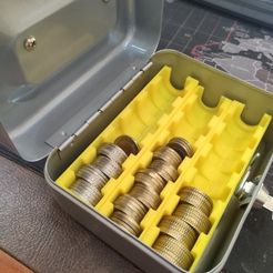 IMG_20210510_101648.jpg Free STL file Euro Coin Counting/Sorting Tray・3D printing template to download, Osprey