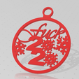 1.PNG CHRISTMAS ORNAMENT Fuck Covid (4pack)
