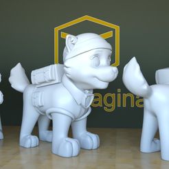 Ev01.jpg STL file Everest PawPatrol・3D printer design to download