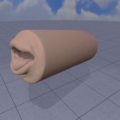 1.jpg Fichier STL masturbateur mâle langue de bouche avec texture masturbateur・Design pour imprimante 3D à télécharger