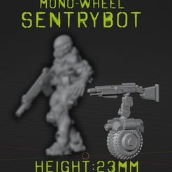 monowheel-sentrybot.jpg Fichier STL MONOWHEEL SENTRY BOT・Objet pour impression 3D à télécharger