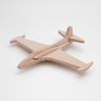 1f241a429f2758330d358ef85ba2ee6e_display_large.jpg Free OBJ file Lockheed P-80 simplified cnc/laser・3D print design to download