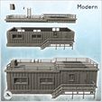 2.jpg Modern industrial prefab house with staircase and ventilation system (35) - Modern WW2 WW1 World War Diaroma Wargaming RPG Mini Hobby