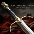 Rhaegar's-Showcase.png 雷加-坦格利安剑 - 精确显示：权力的游戏