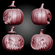 pumpkim_final02.png Halloween - Pumpkin Free 3D print model