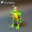 Flexi-Teenage-Mutant-Ninja-Turtles,-Donatello-I6.png Flexi Print-in-Place Teenage Mutant Ninja Turtles, Donatello
