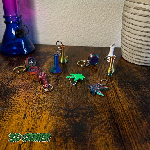 🚬 Mini Keychains Bundle・ 3D File for 3D printing・Cults