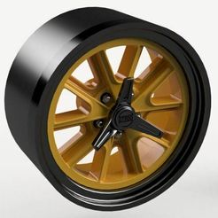 13.jpg STL file GT500 SHELBY WHEEL FOR 1/24 - 1/25 MODEL KIT.・3D printer design to download