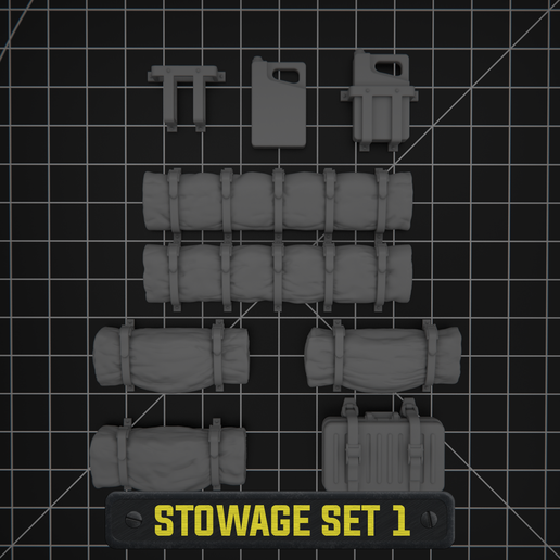 Armour-Series1.png Download STL file Stowage Set 1 • 3D printer template, hpbotha