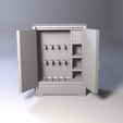 LOcker_4.png STL file Weapon Locker・3D printing design to download