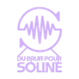 logo_flat_bruit_soline.stl Logo Du bruit pour Soline Wall-Art