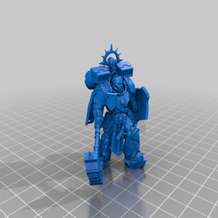 warhammer.png Descargar archivo STL gratis El capitán de la guerra War Hammer... • Modelo para imprimir en 3D, davikdesigns