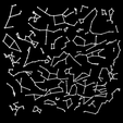 AllConstellationsFrontRenderingSquare.png 52 Constellations set in 3D glow in the dark