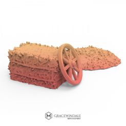 1000X1000-Gracewindale-hay-block-and-pile.jpg STL file Hay・3D printable model to download