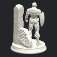captain-america-statues-03.jpg Captain America stl file 3D printing STL file for resin printers 3D print model