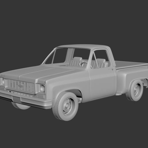 Chevrolet C10 1974 - 3D model önizlemesi