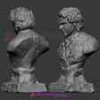 Joker_Heath_Ledger_Bust_3dprinting_08.jpg Joker Heath Ledger Bust Sculpt 3D Printing Model