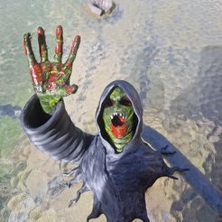 Void Reaper: Arte de pared/colgador inspirado en Dementor (sin soporte)