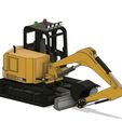 JCB-86C-Digger_3.jpg JCB 86 Mini Digger N Gauge 1:148 Scale