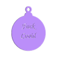 fuckcovid.obj Fuck Covid Christmas Ornament Sign Decoration