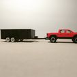 IMG_20230611_235051.jpg Hotwheels/Matchbox/Greenlight 1/64  LANDSCAPE/DUMP TRAILER Heavy duty transportation trailer, box trailer