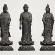 Three Buddha 80mm - B01.png Three Buddha  -TOP MODEL